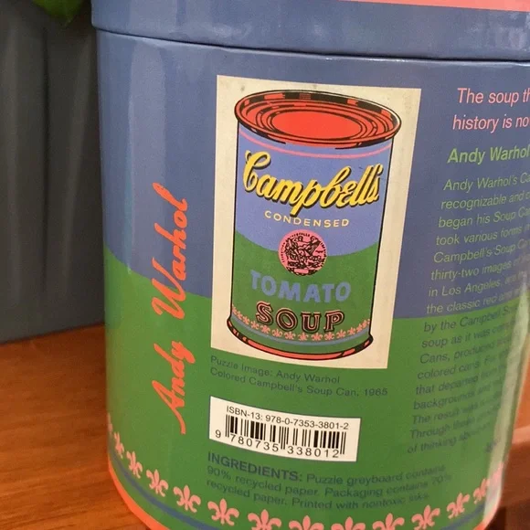 アンディウォーホル】Campbell's Soup Puzzle 200ピース Andy Warhol